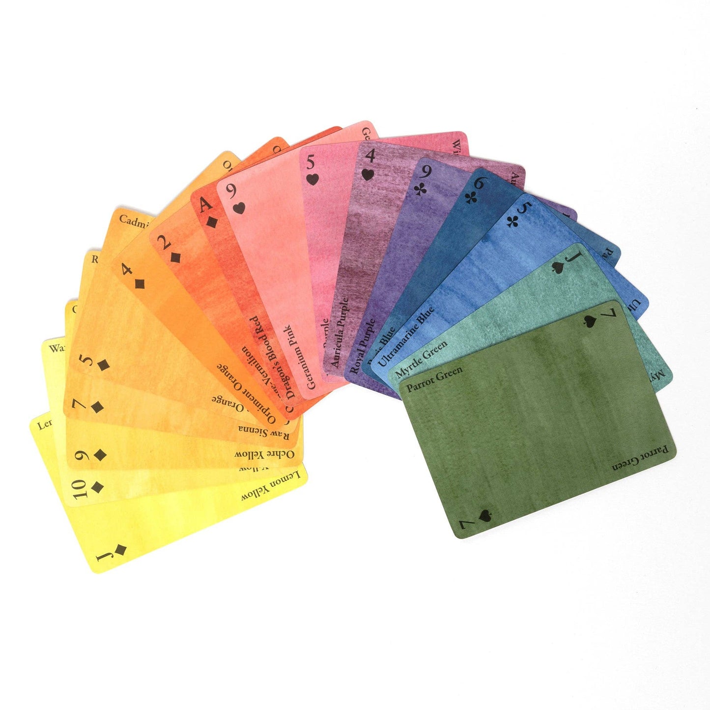Nomenclature of Colours, Playing Card Deck