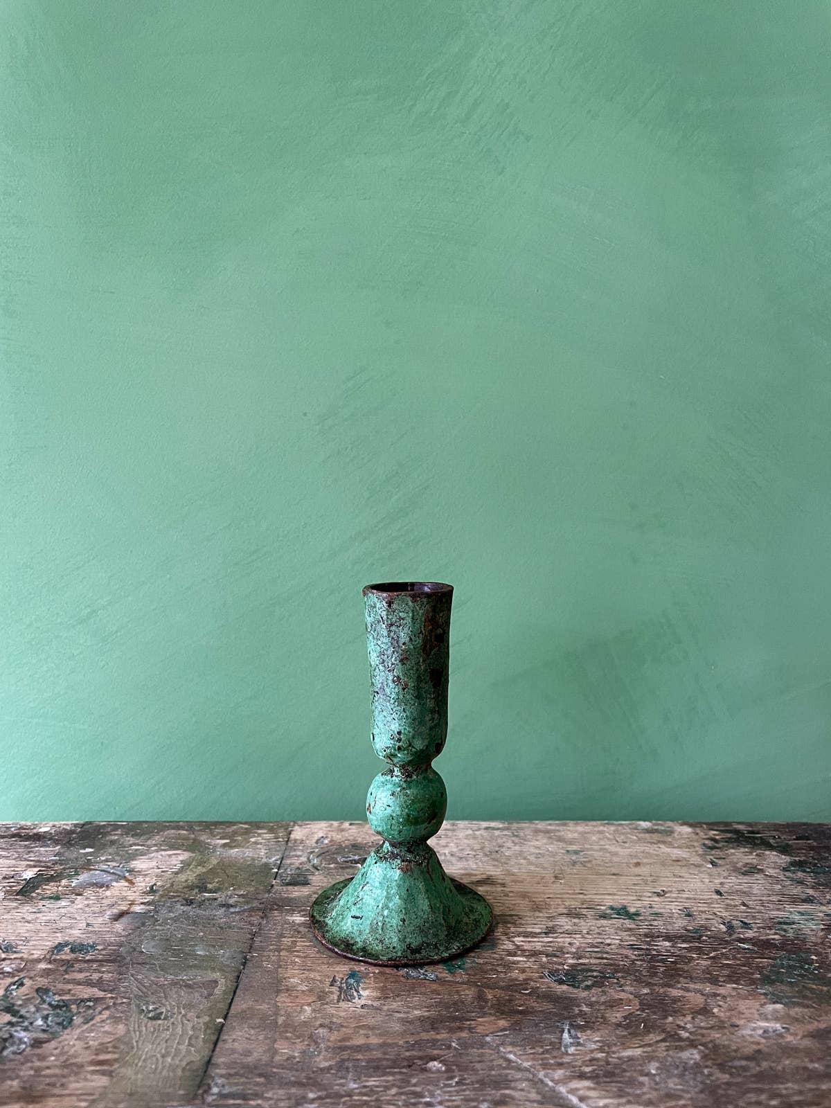 Austen Verdigris Candlesticks