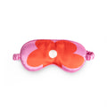 Pink and red eye mask on a white background