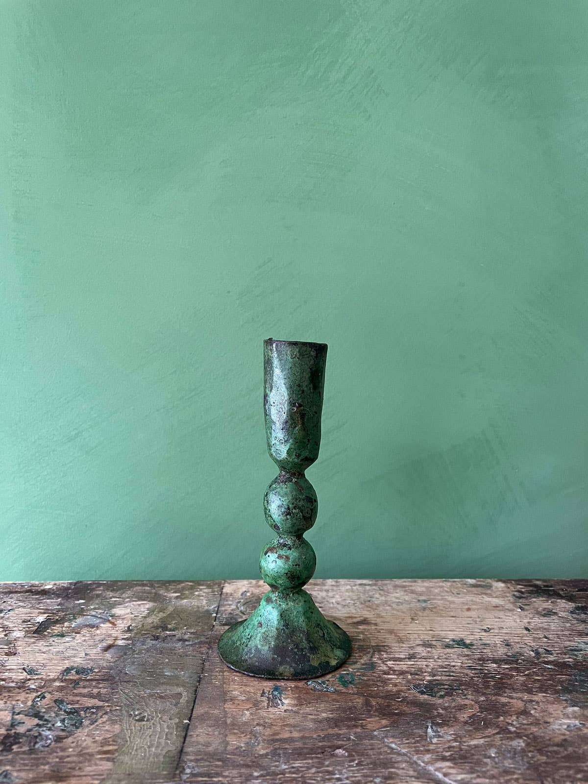 Austen Verdigris Candlesticks