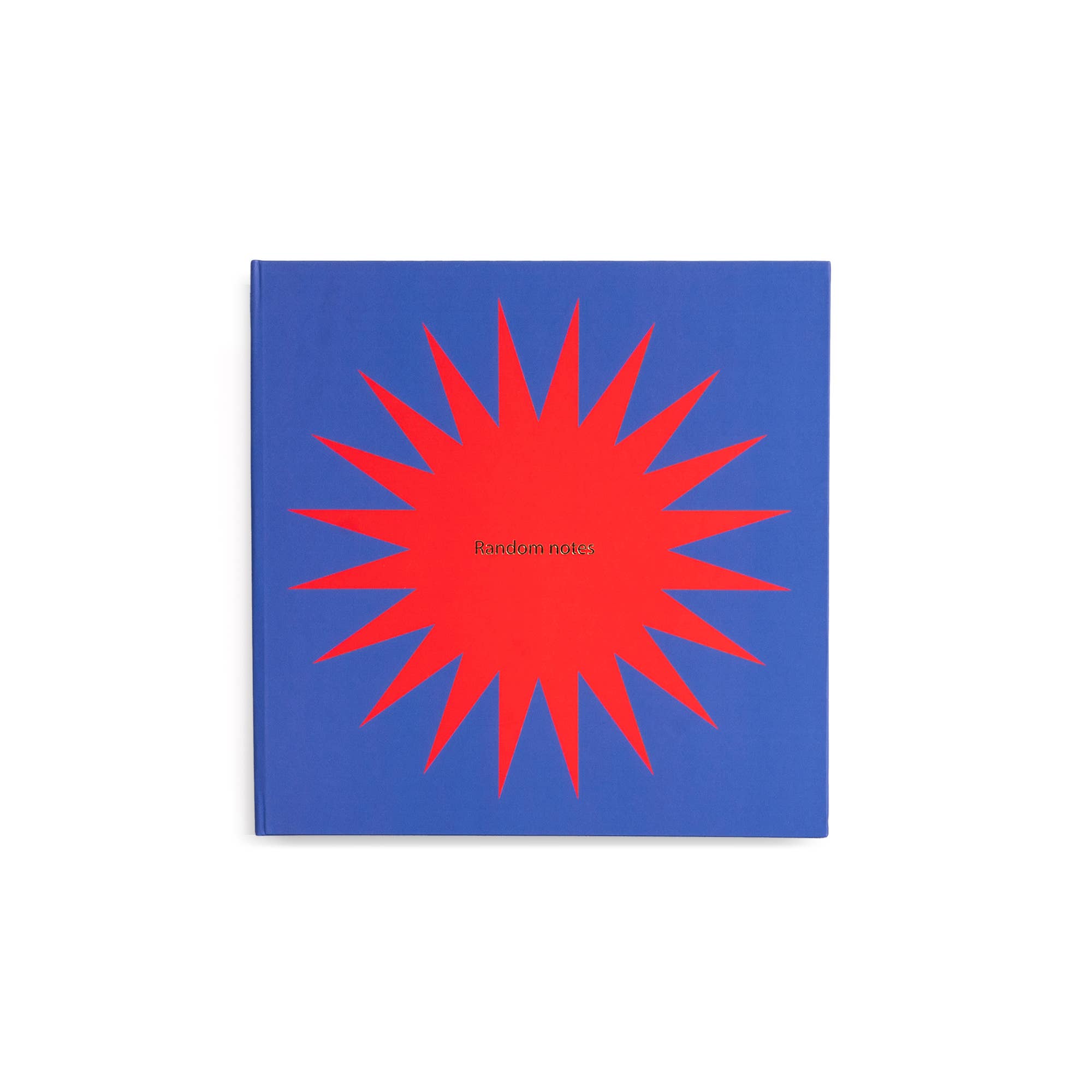 Random Notes Notebook: Blue & Red
