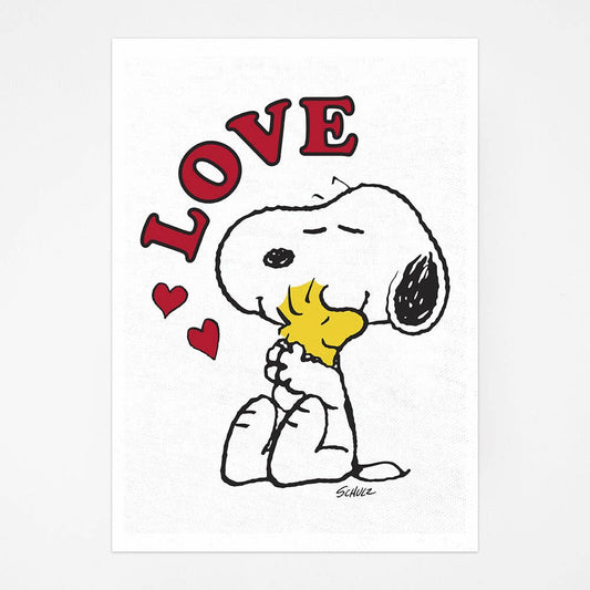 Peanuts Love Tea Towel