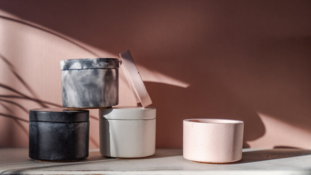 Concrete Jewellery Box: Pink