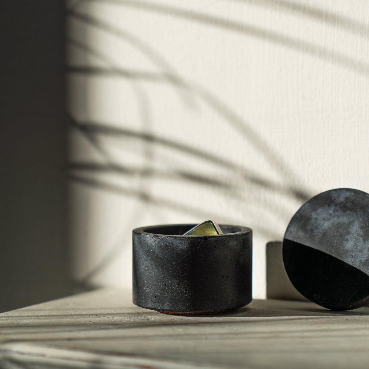 Concrete Jewellery Box: Charcoal