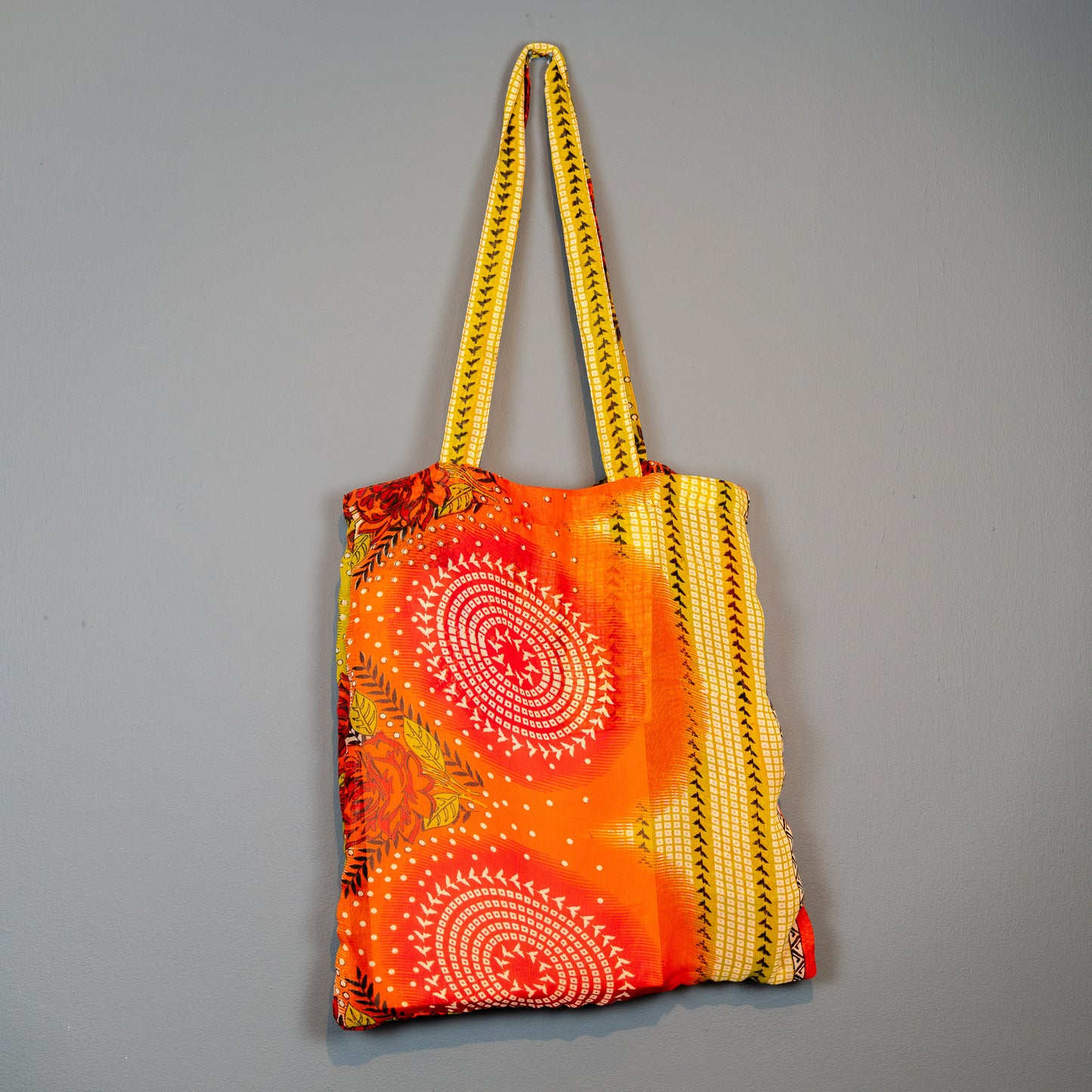 Upcycled Sari Shopper tote Bag: Assorted