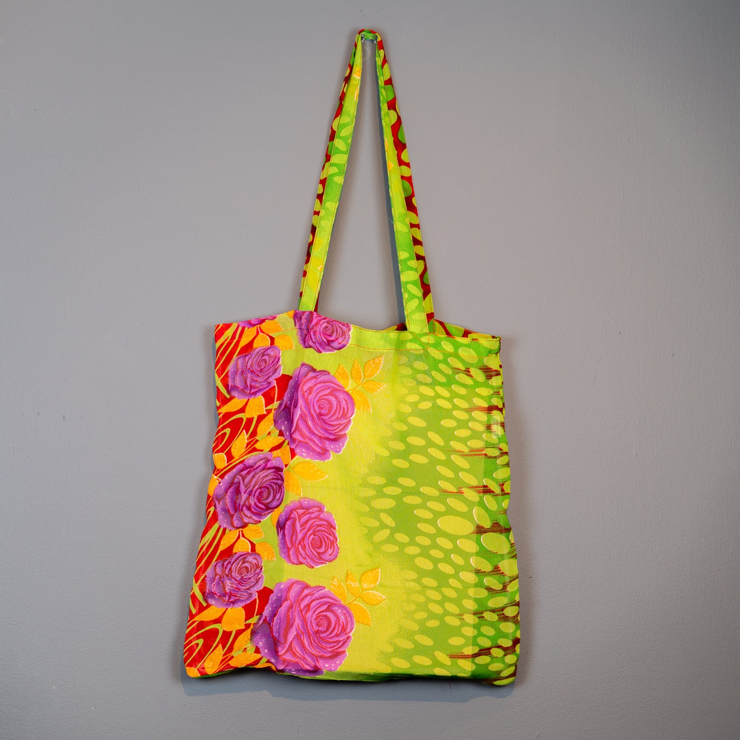 Upcycled Sari Shopper tote Bag: Assorted