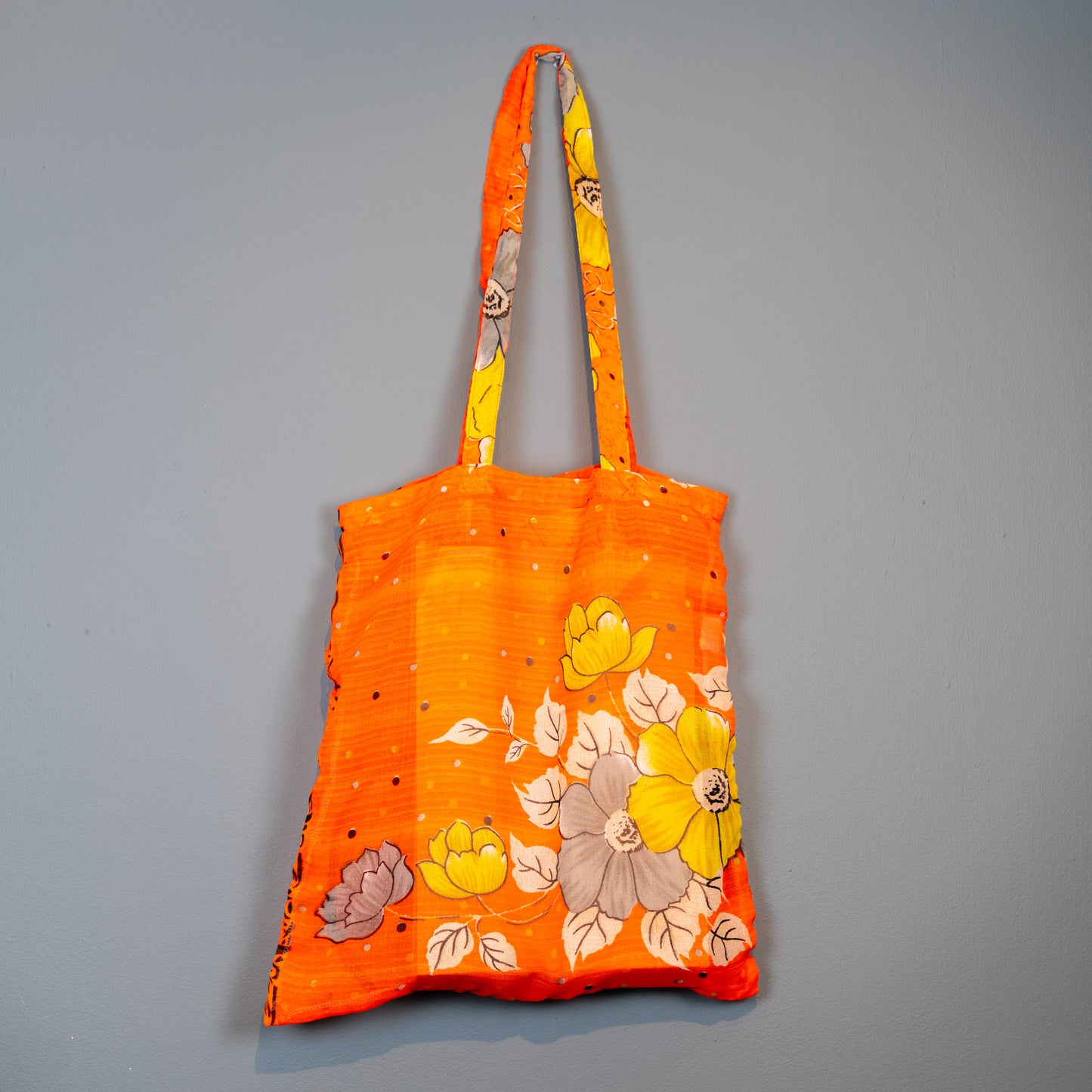 Upcycled Sari Shopper tote Bag: Assorted