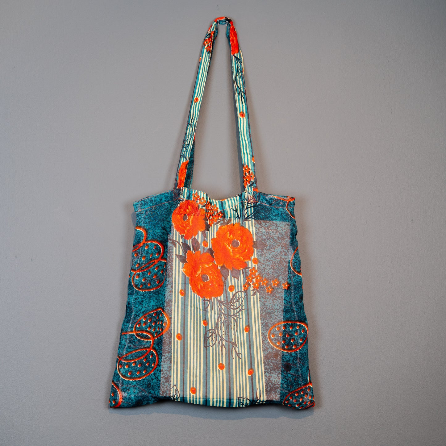 Upcycled Sari Shopper tote Bag: Assorted