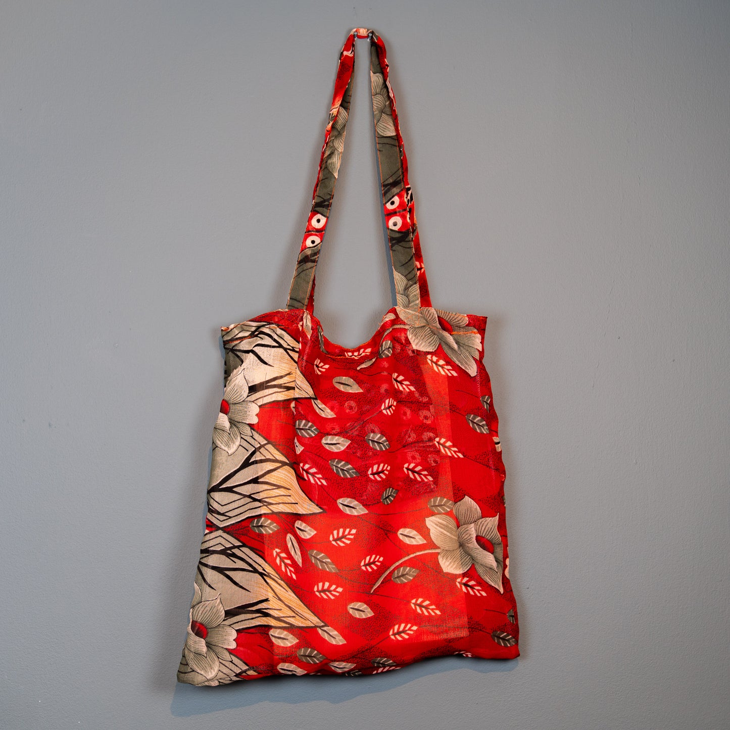 Upcycled Sari Shopper tote Bag: Assorted