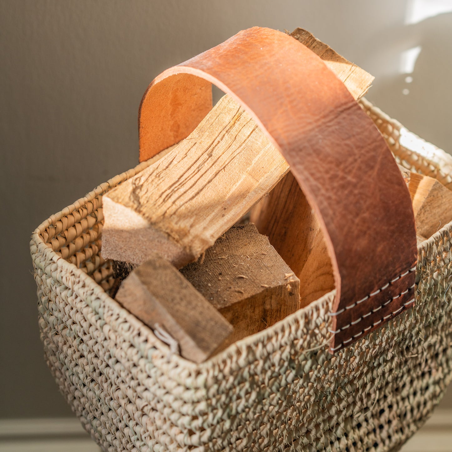 Half Moon Forage Storage Basket